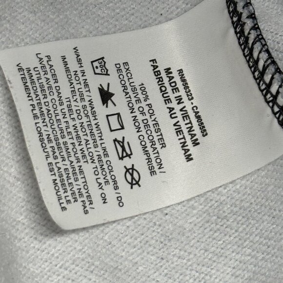 Nike Dri-Fit womens size XL Camo Print Long Sleeve Sweatshirt crop shirt gray - Picture 5 of 11